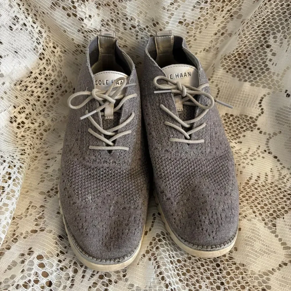 Cole Haan Zerogrand Men's US 8 M & Grey Stitchlite Chukka Boots
